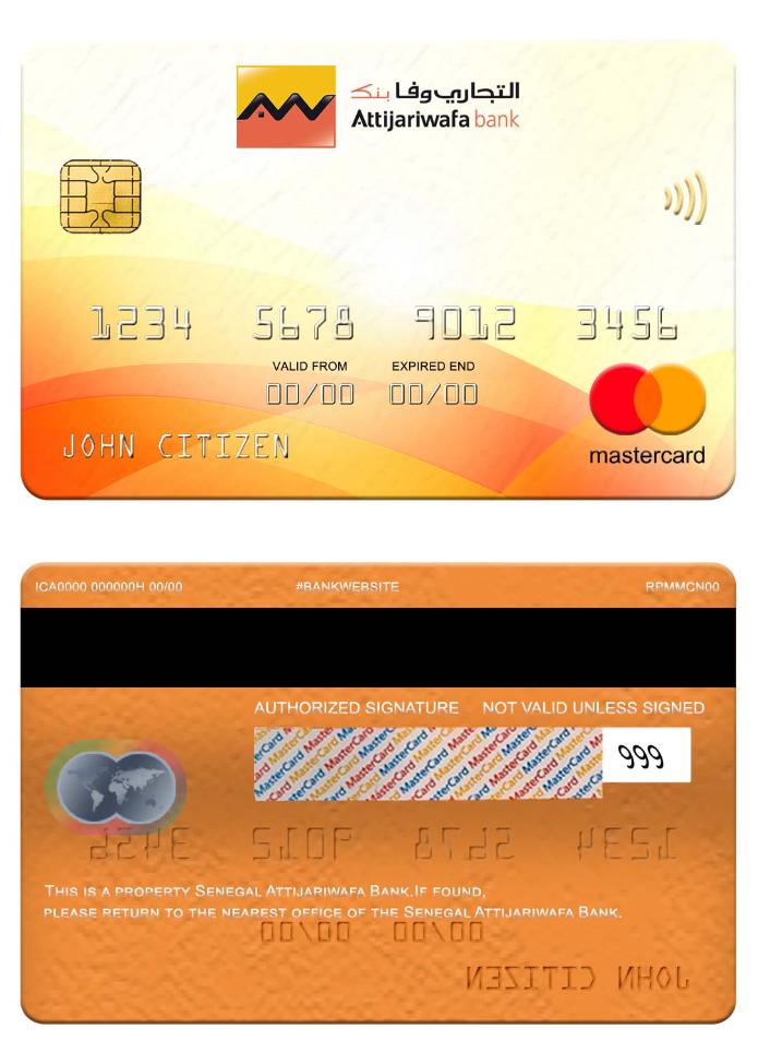 Senegal Attijariwafa Bank mastercard